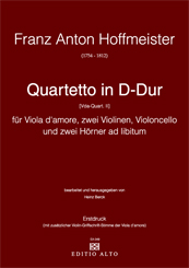 Franz Anton Hoffmeister Quartetto II  E flat major