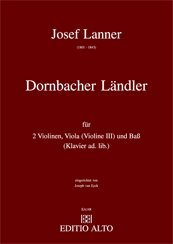 Josef lanner dornbacher lndler 2 Violinen, Viola und Bass