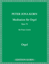 Peter Jona Korn Meditation op. 76