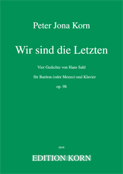 Peter Jona Korn Four op. 98