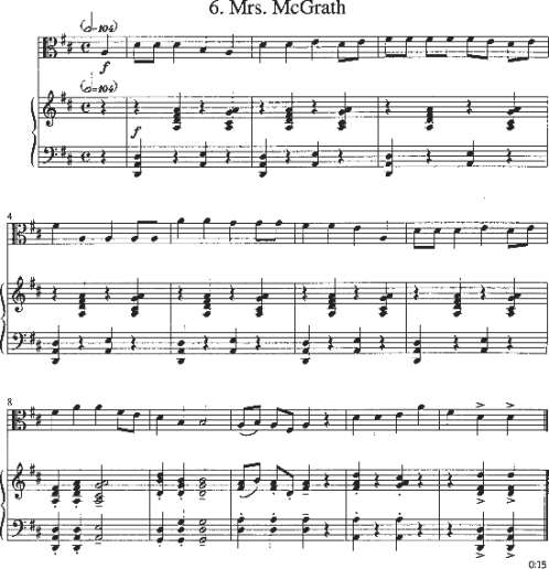 Irish Songbook for Viola and Piano