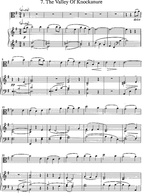 Irish Songbook per Viola e Pianoforte
