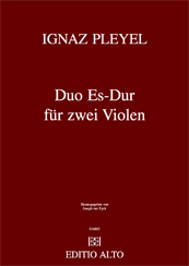 Ignaz Pleyel Duo Es-Dur