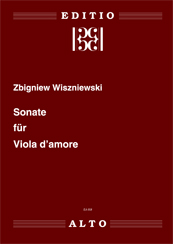 Zbigniew Wiszniewski Sonate Viola d'amore solo