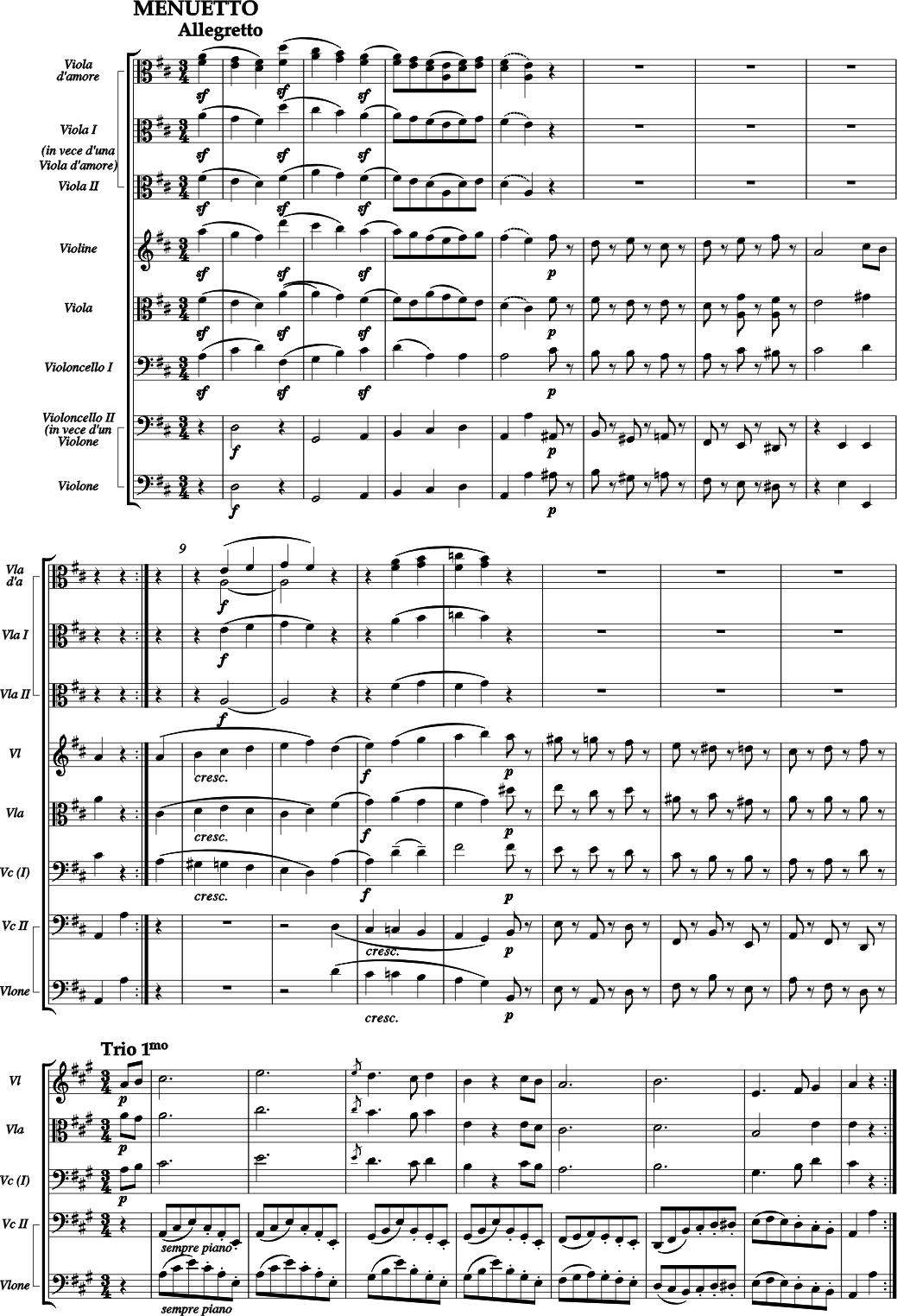 JOSEPH LEOPOLD EDLER VON EYBLER Quintet II / Sextet II D major