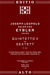 Joseph Leopold Edler von Eybler Quintett Viola d'amore