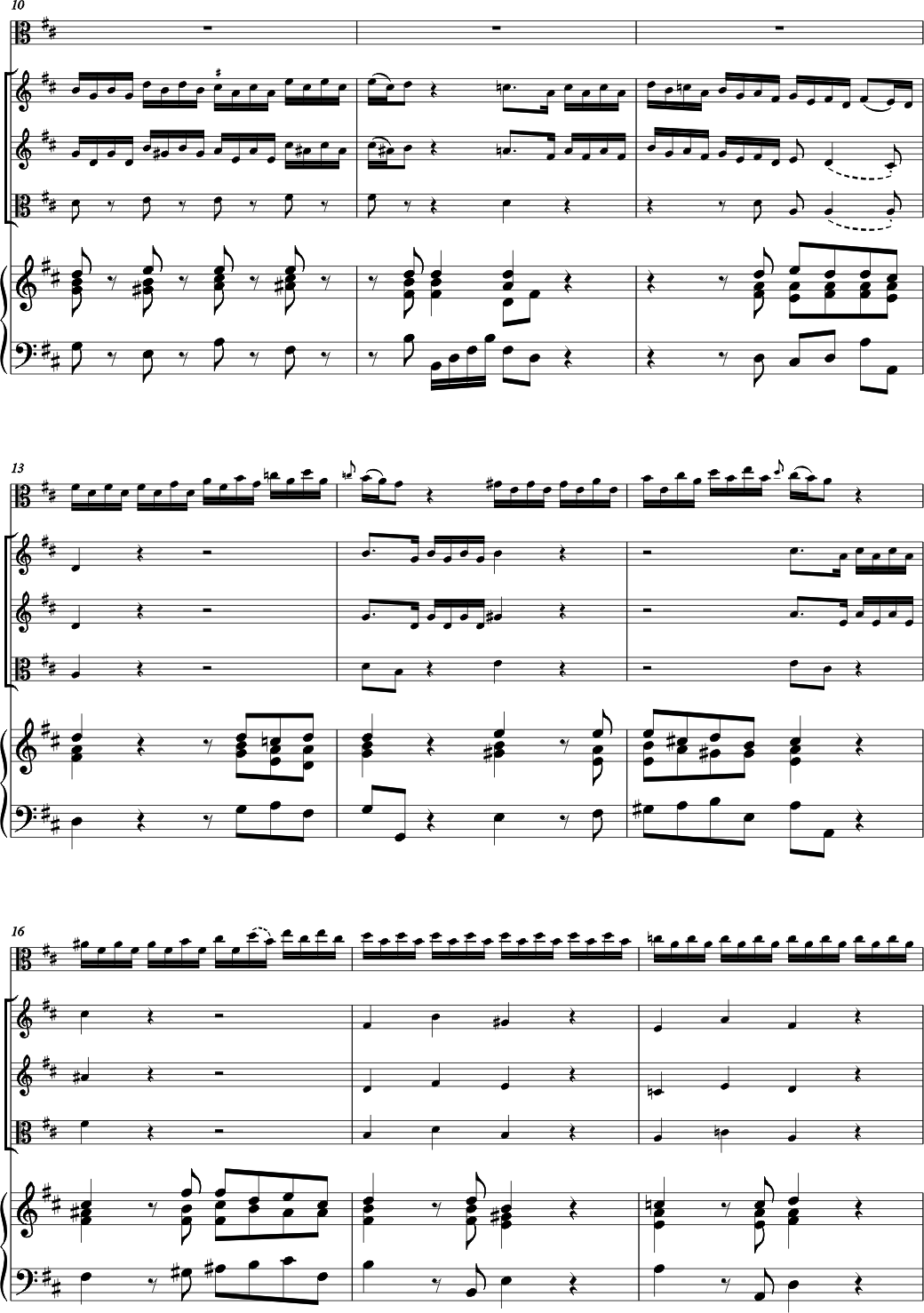 Christoph Graupner Concerto D major for Viola d'amore and Strings