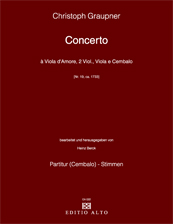 Christoph Graupner Concerto D major No. 19