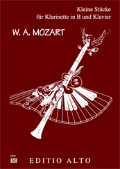 Wolfgang Amadeus Mozart Leicht Stücke Klarinette Klavier
