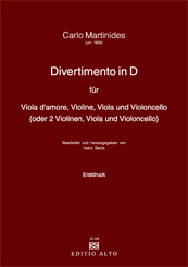  Carlo Martinides Divertimento D-Dur