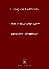 Ludwig van Beethoven Sechs lndlerische Tnze Klarinette Klavier