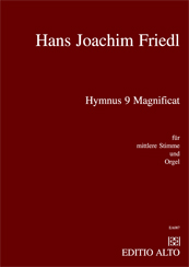Hans-Joachim Friedl Hymnus mittlere Stimme und Orgel