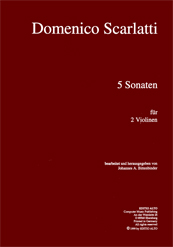 Donenico Scarlatti Sonaten 2 Violinen
