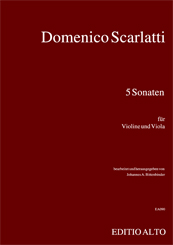 Donenico Scarlatti Sonaten Violine und Viola