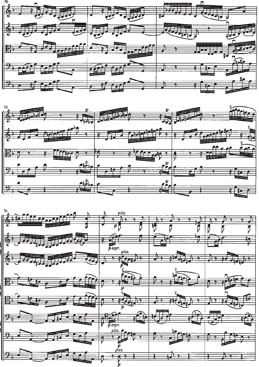 CIACCONA da Partita II per Violino solo per orchestra d'archi