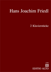 Hans-Joachim Friedl Fantasie 2 Klavierstcke