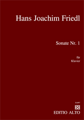 Hans-Joachim Friedl Sonate Nr.1