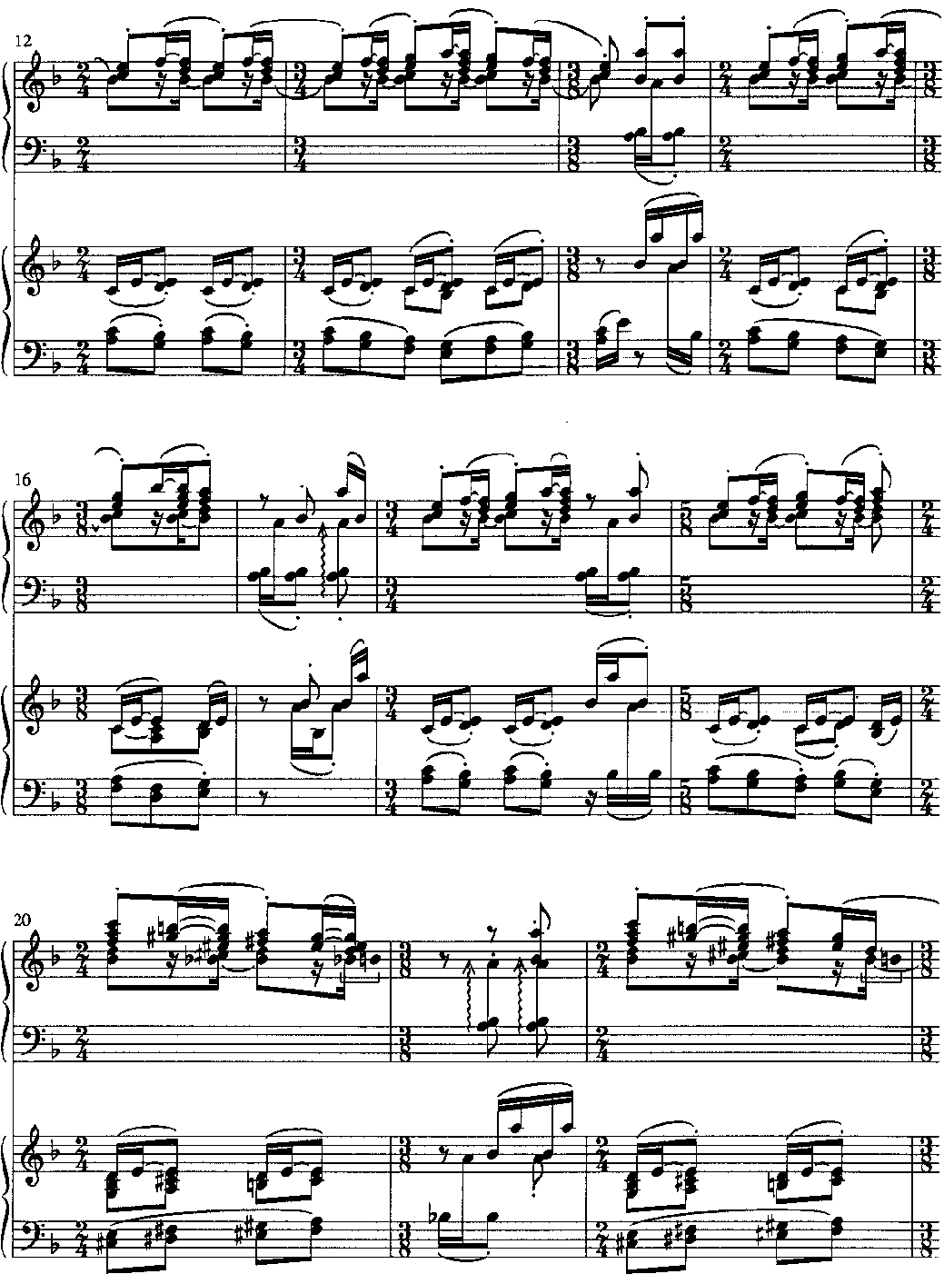 CAPRICCIO for two Harpsichords
