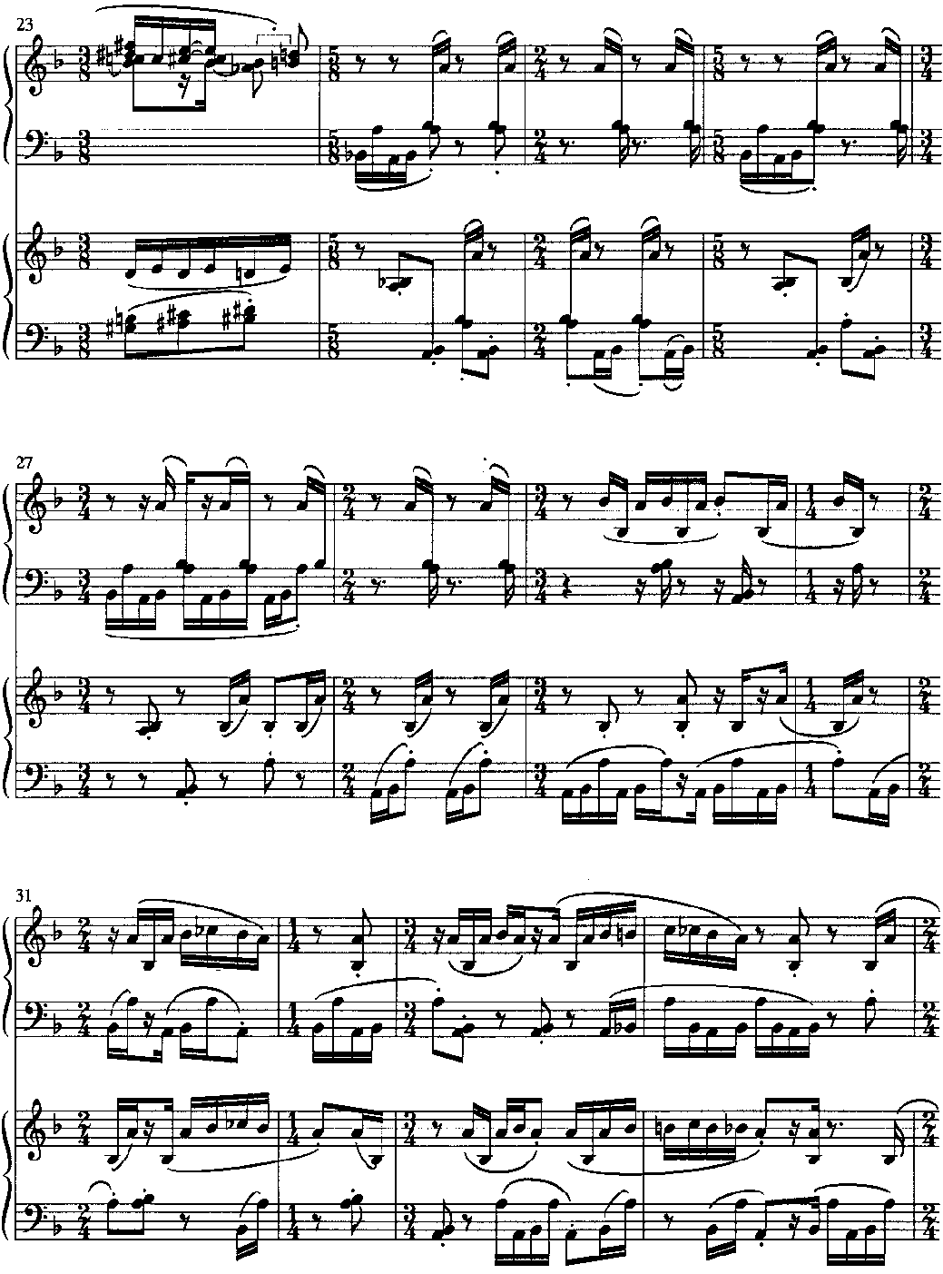 CAPRICCIO pour deux Clavecins