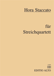 Hora Staccato fr Streichquartett