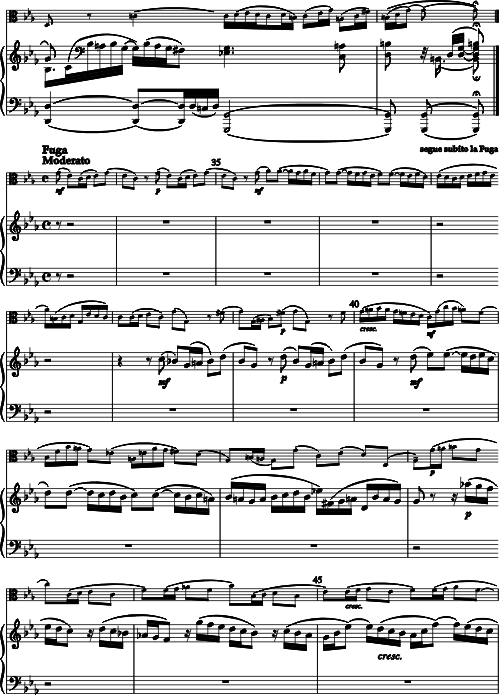 Johann Sebastian Bach Toccata et Fugue do mineur pour Alto et Piano