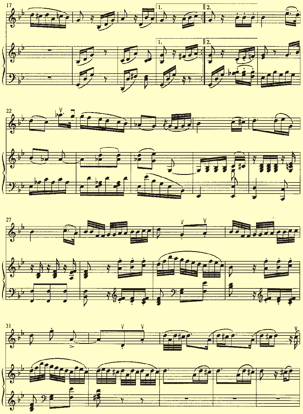 Ludwig van Beethoven la lettre à élise pour violon et piano 
