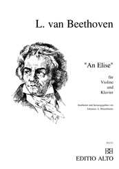 Ludwig van Beethoven An Elise Violine Klavier