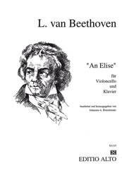 Ludwig van Beethoven An Elise Cello Piano