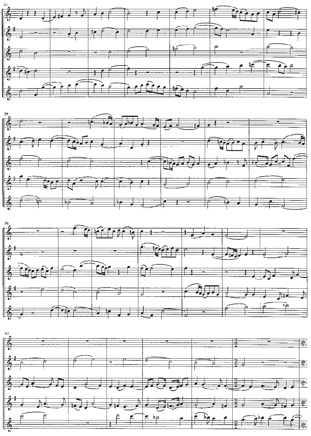 William Byrd UT RE MI FA SOL LA for five Saxophones