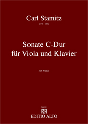Carl Stamitz Sonate Viola Klavier