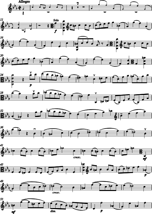 Violakonzert c moll von Johann Christian Bach