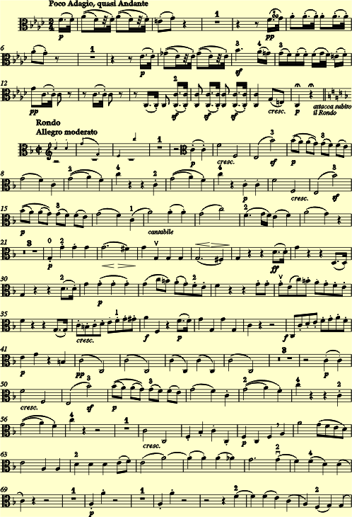Ludwig van Beethoven Viola and Piano
