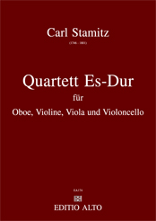Carl Stamitz Quartett Es-Dur Oboe Violine Viola Violoncello 