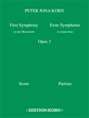 Peter Jona Korn Symphony No. 1 op. 3