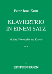 Peter Jona Korn Klaviertrio op. 56