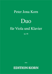 Peter Jona Korn Duo Viola und Klavier