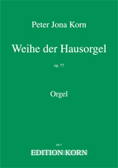 Peter Jona Korn Variationen über eine Air von Händel op.78